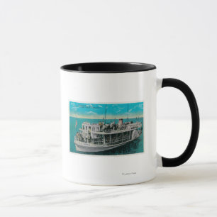 Caneca Vidro de Barco Inferior em Avalon, Ilha Catalina