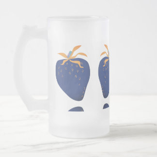 CANECA VIDRO FOSCO - DESIGN ABSTRATO