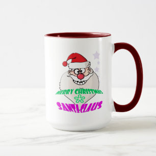 Caneca Vidro Santa Clause