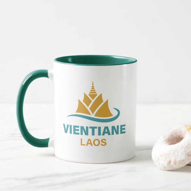 Caneca Vientiane Laos Southeast Asia (Com Donut)