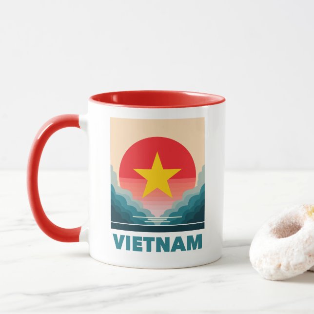 Caneca Vietnã Sudeste Asiático (Com Donut)