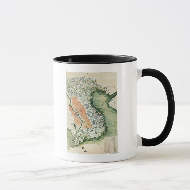 Caneca VietnãMapa PanorâmicoVietnã (Direita)