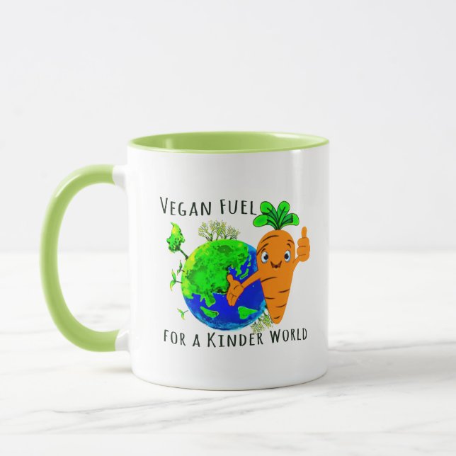 Caneca Vigan Fuel For A Kinder Wold (Esquerda)