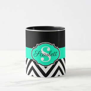 Caneca Vigas preto e branco