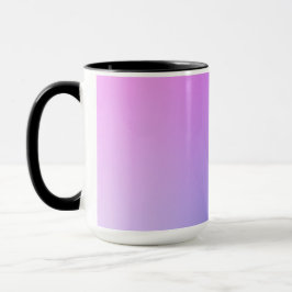 Caneca Vigneta Abstrata com Gradiente Roxo