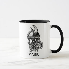 Caneca Viking num capacete