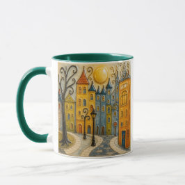Caneca Ville ensoleillée au petit matin