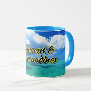 Caneca Vincent & Grenadines, céu marinho