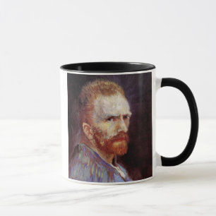 Caneca Vincent Van Gogh - 1887 Autoretrato Pintura