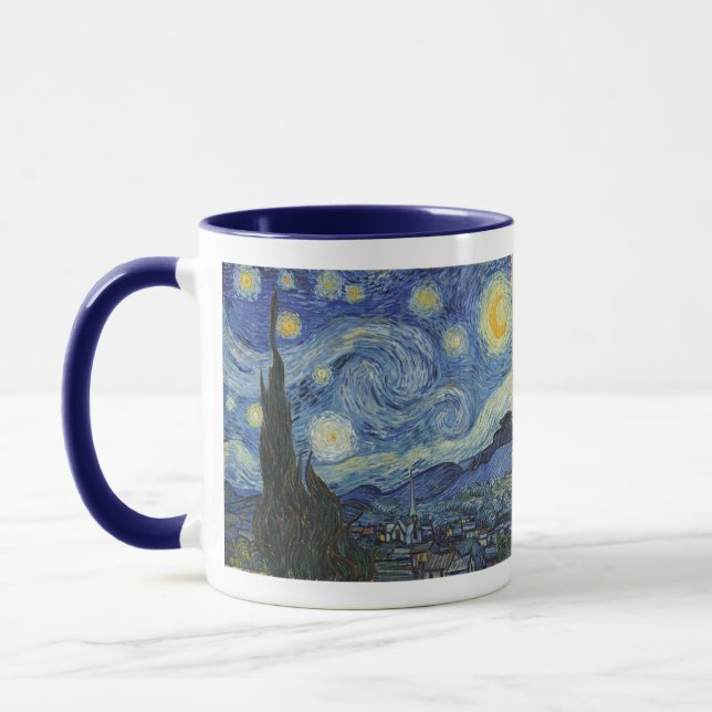 Caneca Vincent van Gogh | a noite estrelado, em junho de (Esquerda)