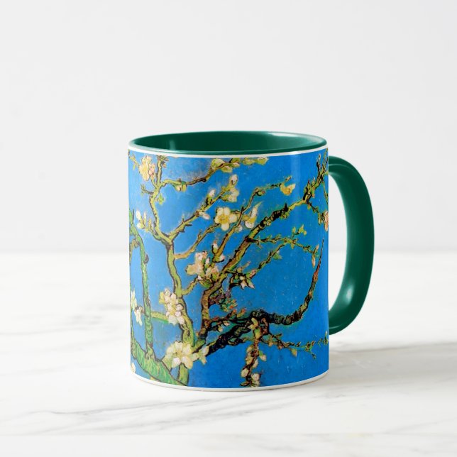 Caneca Vincent Van Gogh - Árvore de Amendoeira em Flor Ar (Frente Esquerda)