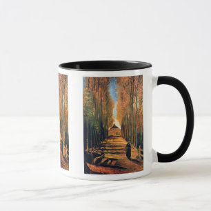 Caneca Vincent Van Gogh - Avenida de Choupos no Outono