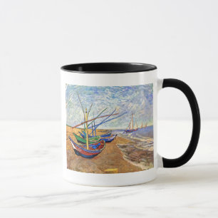 Caneca Vincent Van Gogh - Barcos De Pesca Na Praia