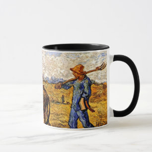 Caneca Vincent Van Gogh - Casal de Camponeses Indo Trabal