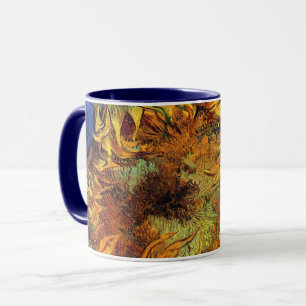 Caneca Vincent Van Gogh - Dois Girassóis Cortados - Arte