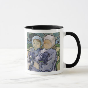 Caneca Vincent van Gogh duas meninas, 1890