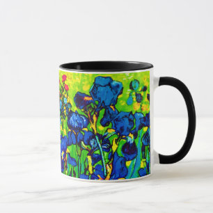 Caneca Vincent Van Gogh - Íris - Amante de Flores Pop Art
