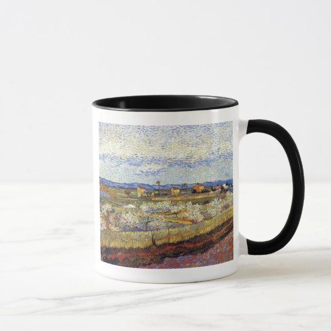 Caneca Vincent Van Gogh - La Crau com Pessegueiros (Direita)