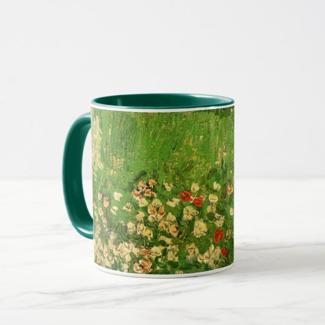 Caneca Vincent van Gogh - O Jardim de Daubigny (Frente Esquerda)