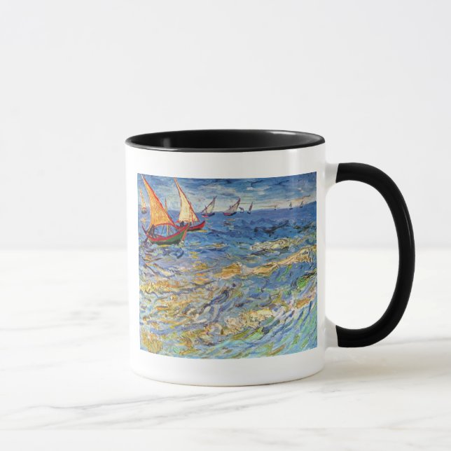 Caneca Vincent Van Gogh - O Mar Em Saintes Maries (Direita)