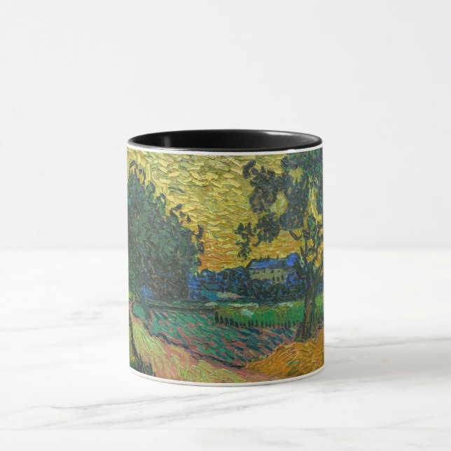Caneca Vincent van Gogh - Paisagem em Twilight (Centro)