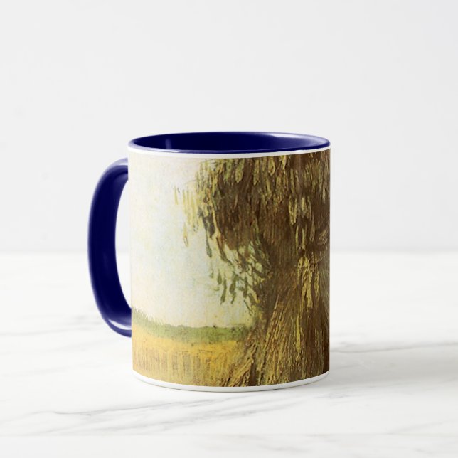 Caneca Vincent van Gogh - Pastas de trigo (Frente Esquerda)