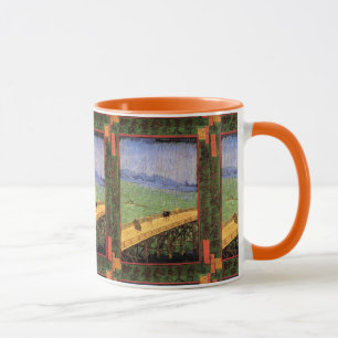 Caneca Vincent Van Gogh - Ponte Na Chuva Arte Japonesa