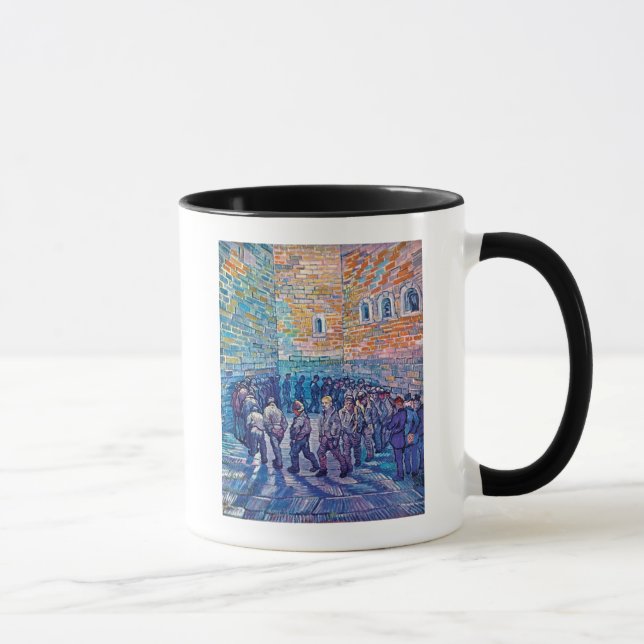 Caneca Vincent Van Gogh - Prisioneiros Exercitando-se ao  (Direita)
