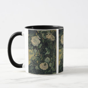 Caneca Vincent van Gogh - Rosas e besouro