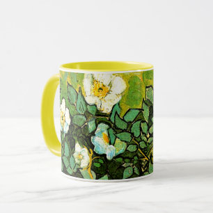Caneca Vincent van Gogh - Rosas Silvestres,