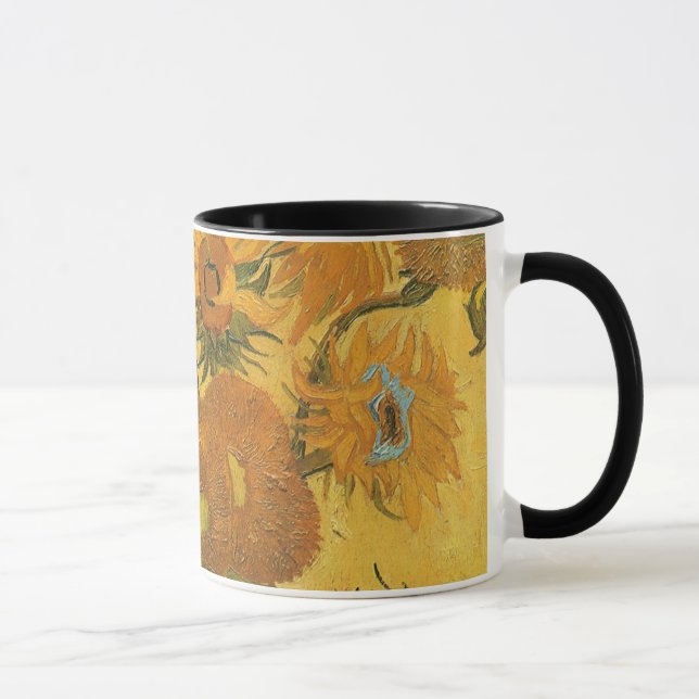 Caneca Vincent van Gogh - Vase com Quinze Girassóis (Direita)