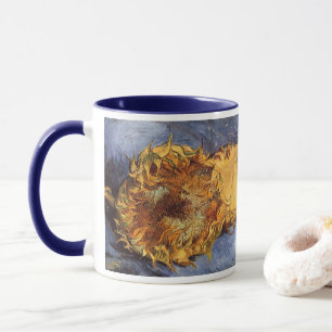 Caneca Vincent van Gogh - Vida Estática: Dois Girassóis C