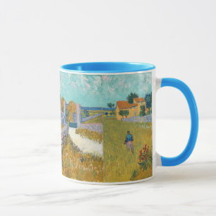 Caneca Vincent Van Gogh Vintage Farmhouse em Provença