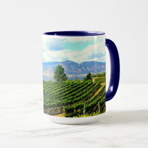 Caneca Vineyard Rocky Mountain Blue Lake Coffee Mug