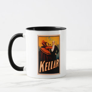 Caneca Vinho do bebendo do mágico de Kellar com o diabo