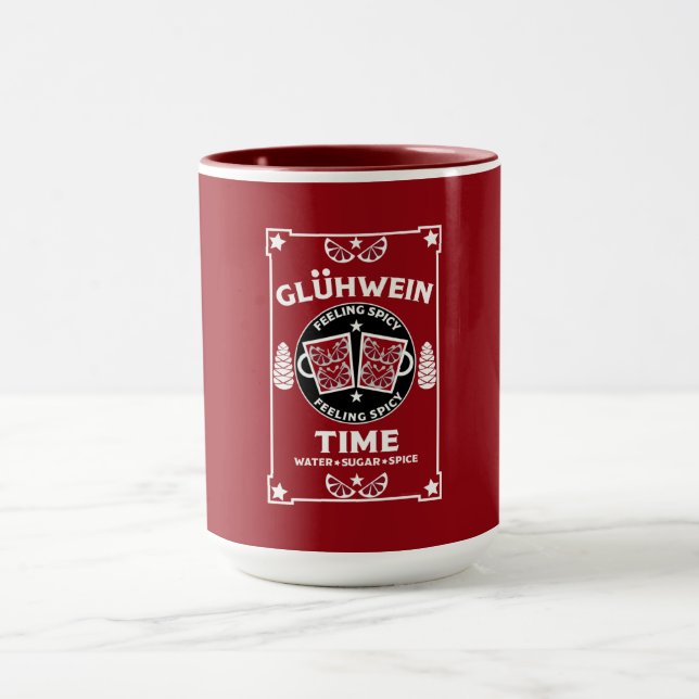 Caneca Vinho tinto enregelado de Natal Glühwein (Centro)