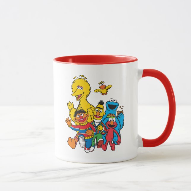 Caneca Vintage 123 Rua Sésamo (Direita)