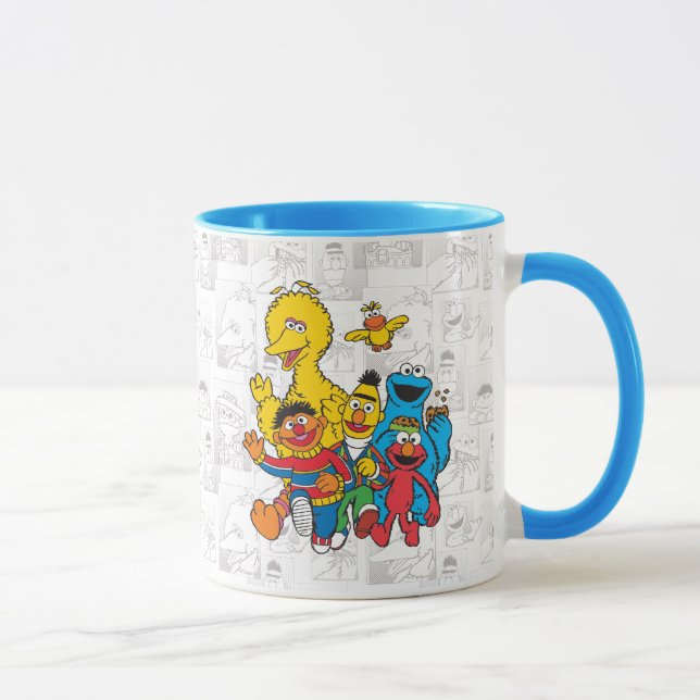 Caneca Vintage 123 Sesame Street (Direita)