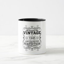 Vintage 1945 80th Birthday Aged To Perfection
