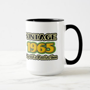 Caneca Vintage 1965 - Idade Para Perfecção