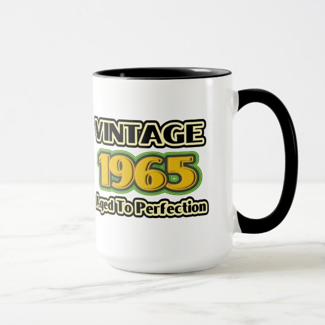 Caneca Vintage 1965 - Idade Para Perfecção (Direita)