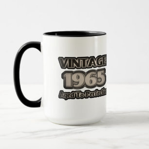 Caneca Vintage 1965 - Idade Para Perfecção