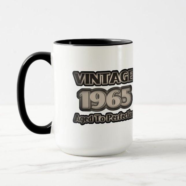 Caneca Vintage 1965 - Idade Para Perfecção (Esquerda)