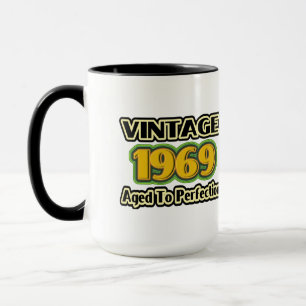 Caneca Vintage 1969 - Idade Para Perfecção
