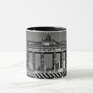 Caneca Vintage Alemanha Berlin Brandenburg Gate 1970