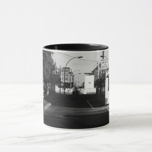 Caneca Vintage Alemanha Border posta East West Berlin 197