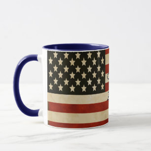 Caneca Vintage American Flag GIFTS
