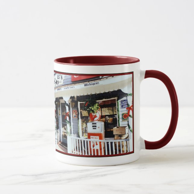 Caneca "Vintage Americana Christmas" (Direita)