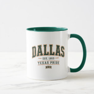 Caneca Vintage Americana Orgulho do Texas Dallas 1