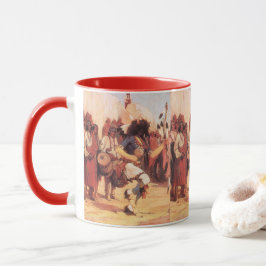Caneca Vintage Americanos nativos Buffalo Dancer de Cassi